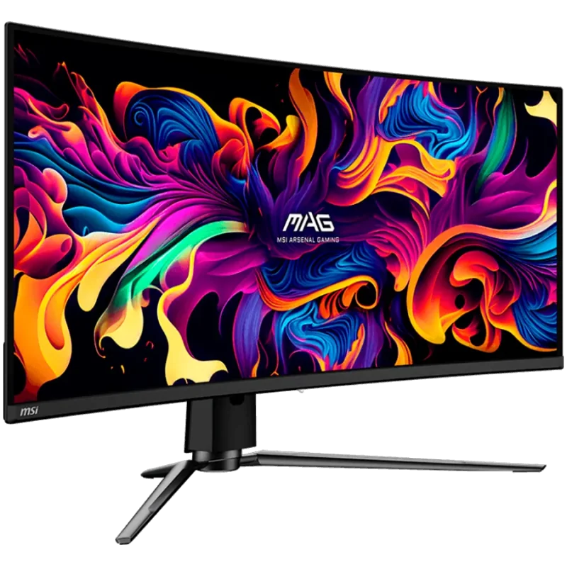 MSI MAG 341CQP QD-OLED Curved Gaming Monitor, 34" 175Hz, UWQHD (3440x1440) 21:9, QD-OLED, 1800R, 0.03ms, 250nits, 1500000:1, 178