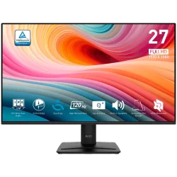 MSI PRO MP275 E2 Professional Business Monitor, 27" 120Hz, FHD (1920x1080) 16:9, IPS Anti-glare, 1ms/4ms, 300nits, 1500:1, 178/1