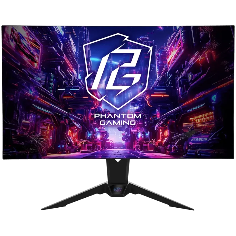 Asrock Gaming Monitor, 31.5" 4K (3840x 2160) OLED, AG, 240/480 Hz, 132% sRGB, 16:9, 1 500 000:1, 178/178, 0.03 ms, High, Swivel 