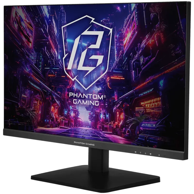 Asrock Gaming Monitor, 27" QHD(2560x1440) IPS, Anti-Glare, 180 Hz, 99% sRGB, 1000:1, 16:9, 400 cd/m², 178º/178º, 1ms (MPRT), AMD