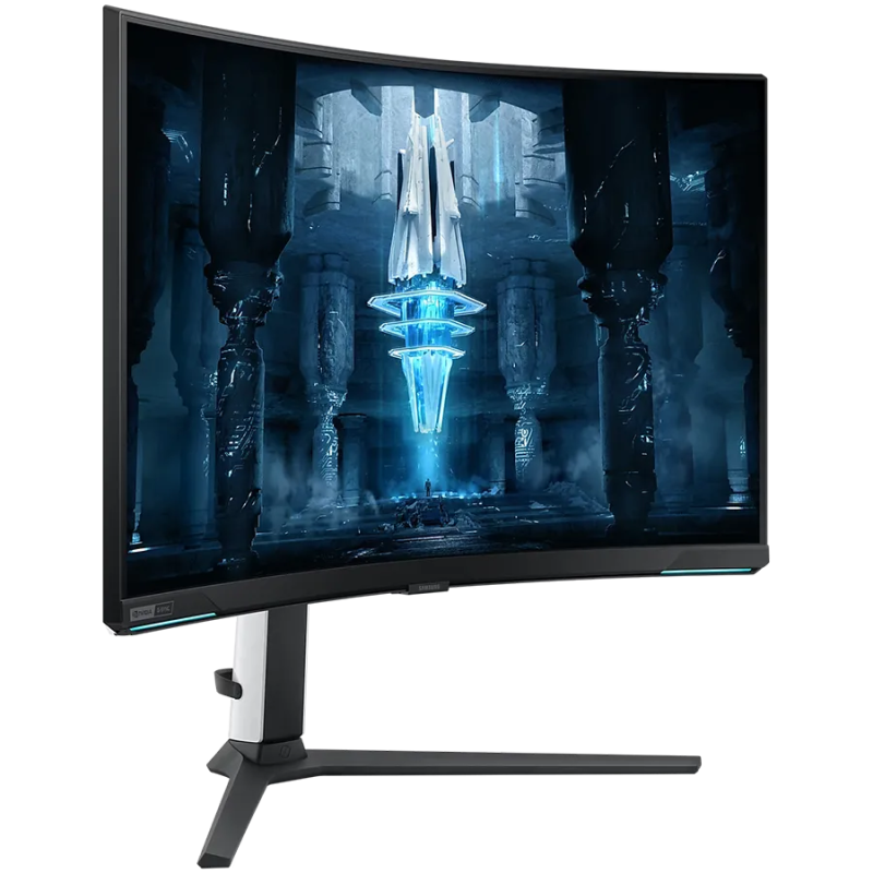 Monitor LED Samsung Curved LS32BG850NPXEN 32", VA, 16:9, UHD, 3840x2160@240Hz, 1,000,000 : 1, 178/178, 1ms, 350cd/m2, 2xHDMI, 1x