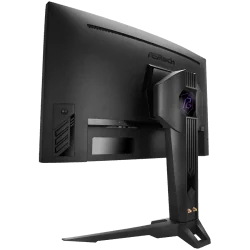 Asrock Curved Gaming Monitor, 27" QHD(2560x1440) VA, Anti-Glare, 180 Hz, 132% sRGB, 5000:1, 16:9, 300 cd/m^2, 178º/178º, 1ms (MP