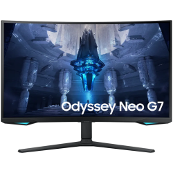 Monitor LED Samsung LS32BG750NPXEN Odyssey G75NB, 32" UHD Curved 1000R 16:9 (3840x2160) VA 165Hz, 350 cd/㎡, 1m:1, Q HDR 2000, 1m