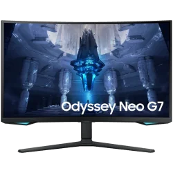 Monitor LED Samsung LS32BG750NPXEN Odyssey G75NB, 32" UHD Curved 1000R 16:9 (3840x2160) VA 165Hz, 350 cd/㎡, 1m:1, Q HDR 2000, 1m