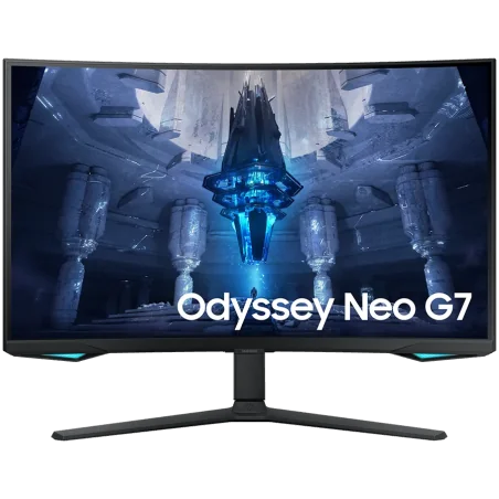 Monitor LED Samsung LS32BG750NPXEN Odyssey G75NB, 32" UHD Curved 1000R 16:9 (3840x2160) VA 165Hz, 350 cd/㎡, 1m:1, Q HDR 2000, 1m