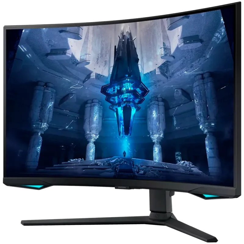 Monitor LED Samsung LS32BG750NPXEN Odyssey G75NB, 32" UHD Curved 1000R 16:9 (3840x2160) VA 165Hz, 350 cd/㎡, 1m:1, Q HDR 2000, 1m