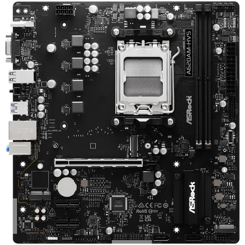 ASROCK A620AM-HVS mATX AM5 DDR5 - 1