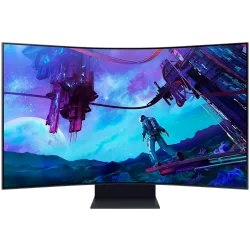 Monitor LED Samsung LS55CG970NUXDU Odyssey G97NC, 55" UHD Curved 1000R 16:9 (3840x2160) VA 165Hz, 600 cd/㎡, 1m:1, HDR 10 +, 1ms 