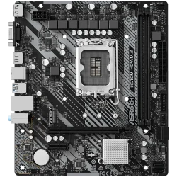 ASROCK Main Board Desktop H610M-HDV/M.2 (S1700, 2x DDR4, 1x PCIe 4.0 x16, 1x PCIe 3.0 x1, 4x SATA3 6.0Gb/s, 1x m.2 PCIe, 4x USB 