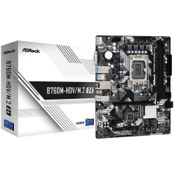 ASROCK MB Desktop B760M-HDV/M.2 D4 (S1700, 2x DDR4, 1x PCIe 4.0 x16, 2x PCIe 3.0 x1, 1x Hyper M.2 PCIe Gen4x4, 1x M.2 Ultra Gen3