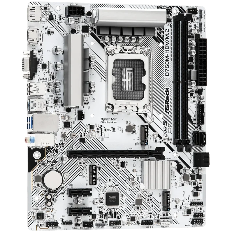 ASROCK B760M-HDV/M.2 mATX LGA1700 DDR5 - 1