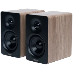 Edifier M60 Bookshelf Speakers, Bluetooth V5.3 (Hi-Res & Hi-Res Wireless), USB-C and 3.5 mm AUX inputs, 1-inch silk-dome tweeter