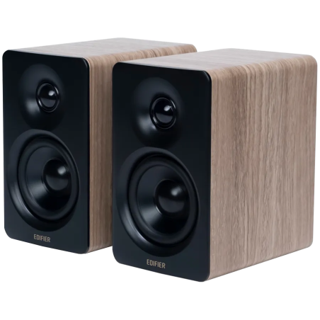 Edifier M60 Bookshelf Speakers, Bluetooth V5.3 (Hi-Res & Hi-Res Wireless), USB-C and 3.5 mm AUX inputs, 1-inch silk-dome tweeter