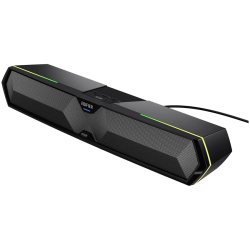 Edifier MG300 Soundbar, BT V5.3, USB, AUX, 2x 52mm Drivers, RGB Lighting, 5W (RMS), Black - 2