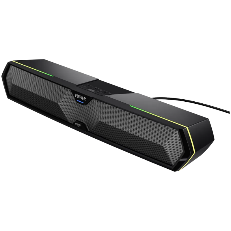 Edifier MG300 Soundbar, BT V5.3, USB, AUX, 2x 52mm Drivers, RGB Lighting, 5W (RMS), Black - 1