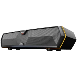 Edifier MG300 Soundbar, BT V5.3, USB, AUX, 2x 52mm Drivers, RGB Lighting, 5W (RMS), Black - 3
