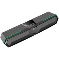 Edifier MG300 Soundbar, BT V5.3, USB, AUX, 2x 52mm Drivers, RGB Lighting, 5W (RMS), Black - 4