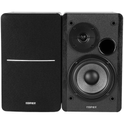 Edifier R1280DB 2.0 Bookshelf Speakers, BT V5.1, Optical, Coaxial, RCA, 0.5-inch Tweeters, 4-inch Drivers, 42W (RMS), Control Kn