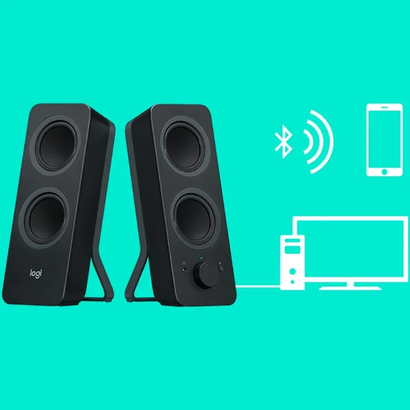 LOGITECH Z207 Bluetooth Stereo Speakers - BLACK - 1