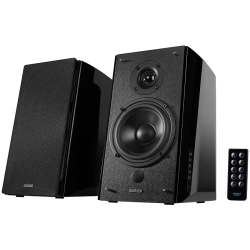 Edifier R2000DB 2.0 Bookshelf Speakers, Bluetooth, 3.5mm to RCA, Optical, 1-inch Tweeters, 5-inch Drivers, 120W (RMS), Control K
