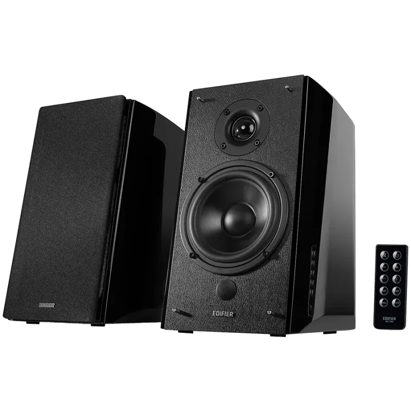 Edifier R2000DB 2.0 Bookshelf Speakers, Bluetooth, 3.5mm to RCA, Optical, 1-inch Tweeters, 5-inch Drivers, 120W (RMS), Control K