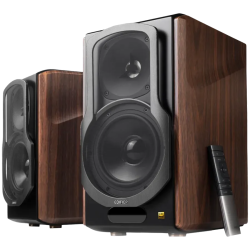 Edifier S2000MKIII Active Bookshelf Speakers, Bluetooth V5.0, Optical, Coaxial, Dual RCA Inputs, Planar diaphragm tweeters and a
