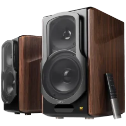 Edifier S2000MKIII Active Bookshelf Speakers, Bluetooth V5.0, Optical, Coaxial, Dual RCA Inputs, Planar diaphragm tweeters and a