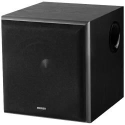 Edifier T5 Powered Subwoofer, 8" front-firing long-throw woofer, 70W RMS, low frequencies down to 38Hz, MDF cabinet with wood gr