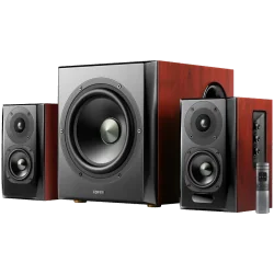 Edifier S350DB 2.1 Audio System, BT V5.1, Optical, Coaxial, RCA, 8-inch Subwoofer, 3.5-inch Drivers, 0.75-inch Tweeters, 70W (RM