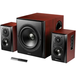 Edifier S350DB 2.1 Audio System, BT V5.1, Optical, Coaxial, RCA, 8-inch Subwoofer, 3.5-inch Drivers, 0.75-inch Tweeters, 70W (RM