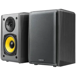 Edifier R1010BT Bookshelf Speakers, Bluetooth V5.1, Dual RCA Inputs, 4-inch Mid-Bass Drivers 0.5-inch Tweeters, 24 W RMS, Black 