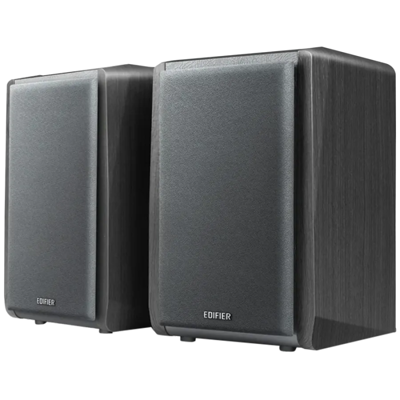 Edifier R1010BT Bookshelf Speakers, Bluetooth V5.1, Dual RCA Inputs, 4-inch Mid-Bass Drivers 0.5-inch Tweeters, 24 W RMS, Black 