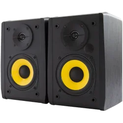 Edifier R1010BT Bookshelf Speakers, Bluetooth V5.1, Dual RCA Inputs, 4-inch Mid-Bass Drivers 0.5-inch Tweeters, 24 W RMS, Black 