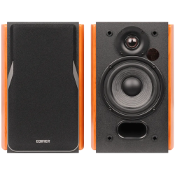 Edifier R1380DB 2.0 Bookshelf Speakers, BT V5.1, Optical, Coaxial, RCA, 1-inch Tweeters, 4-inch Drivers, 42W (RMS), Control Knob