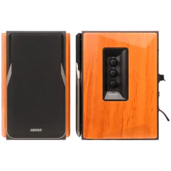 Edifier R1380DB 2.0 Bookshelf Speakers, BT V5.1, Optical, Coaxial, RCA, 1-inch Tweeters, 4-inch Drivers, 42W (RMS), Control Knob