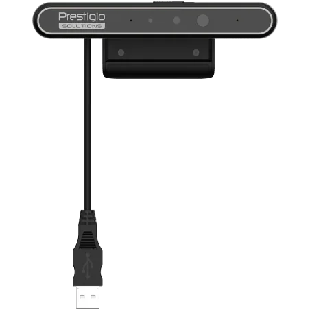 Prestigio Solutions Video Conferencing Windows Hello Camera: FHD, 2MP, 2 mic, 1m (Range), Connection via USB 3.0 - 1