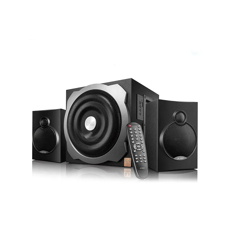 F&D A521X 2.1 Multimedia Speakers, 52W RMS (16Wx2+20W), 2x4'' Satellites + 6.5'' Subwoofer, BT 4.0/AUX/USB/FM/Remote Control/Woo