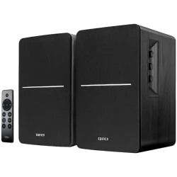 Edifier R1280DBs 2.0 Bookshelf Speakers, BT V5.1, Optical, Coaxial, RCA, 0.5-inch Tweeters, 4-inch Drivers, Sub-Out, 42W (RMS), 