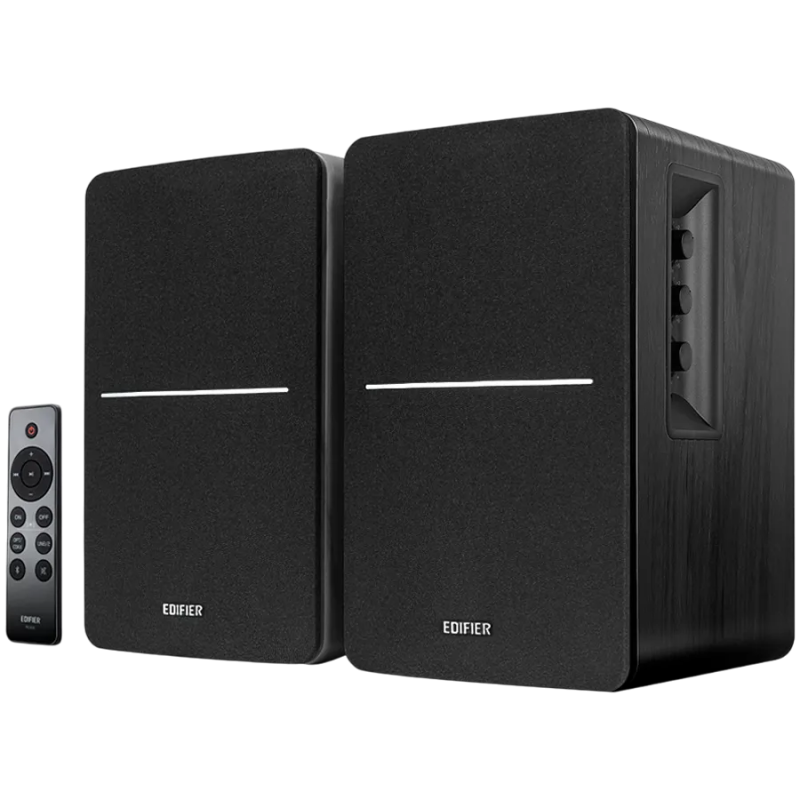 Edifier R1280DBs 2.0 Bookshelf Speakers, BT V5.1, Optical, Coaxial, RCA, 0.5-inch Tweeters, 4-inch Drivers, Sub-Out, 42W (RMS), 