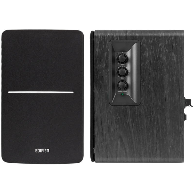 Edifier R1280DBs 2.0 Bookshelf Speakers, BT V5.1, Optical, Coaxial, RCA, 0.5-inch Tweeters, 4-inch Drivers, Sub-Out, 42W (RMS), 