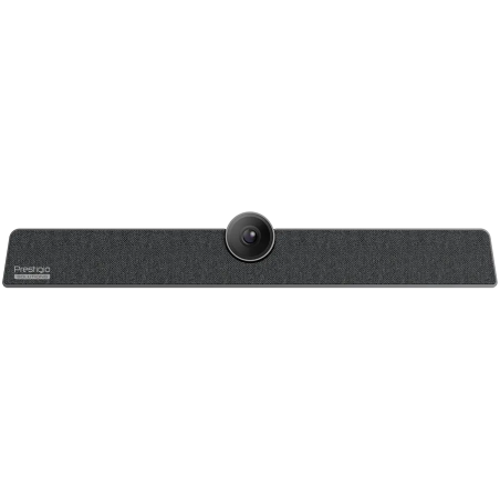 Prestigio Solutions Video Conferencing Collaboration Bar Alpha: UHD, 12MP, 6 mic, 8m (Range), Connection via USB Type-C or AUX -
