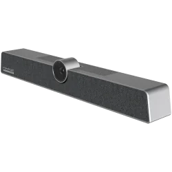 Prestigio Solutions Video Conferencing Collaboration Bar Alpha: UHD, 12MP, 6 mic, 8m (Range), Connection via USB Type-C or AUX -