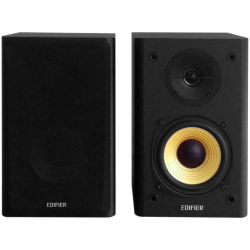 Edifier R1000T4 2.0 Bookshelf Speakers, BT V5.0, RCA, 0.5-inch Tweeters, 4-inch Drivers, 24W (RMS), Control Buttons, Black - 2