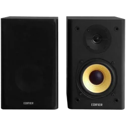 Edifier R1000T4 2.0 Bookshelf Speakers, BT V5.0, RCA, 0.5-inch Tweeters, 4-inch Drivers, 24W (RMS), Control Buttons, Black - 2