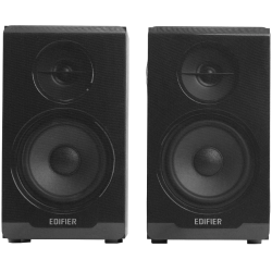 Edifier R33BT 2.0 Bookshelf Speakers, BT V5.0, AUX, 0.5-inch Tweeters, 3.5-inch Drivers, 10W (RMS), Control Buttons, Black - 1