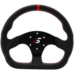 SIMAGIC D-Shaped Steering wheel without HUB, 325mm, Leather. S403 - 1