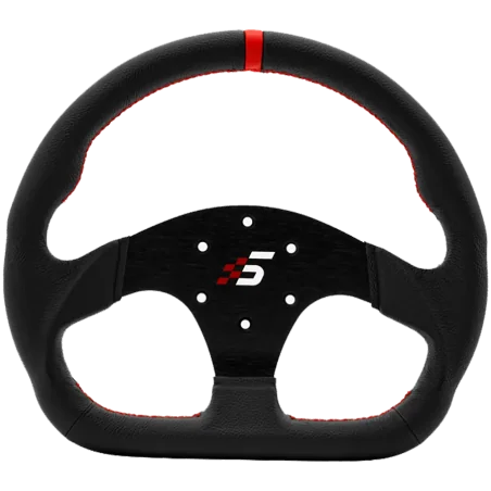 SIMAGIC D-Shaped Steering wheel without HUB, 325mm, Leather. S403 - 1