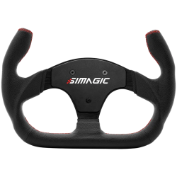 SIMAGIC C-Shaped Steering wheel without HUB, 325mm, Leather. S405 - 1