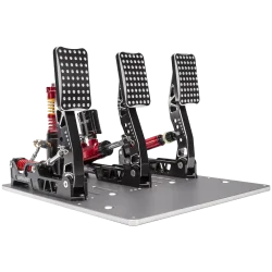 SIMAGIC Crimson Edition, Hydraulic Tri-pedal Set, 100kg Loadcell, Standard Throttle Plate. S309 - 1