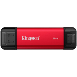 Kingston 2TB Dual USB-A/C Portable SSD, Up to 1050MB/s USB 3.2 Gen 2 - 1